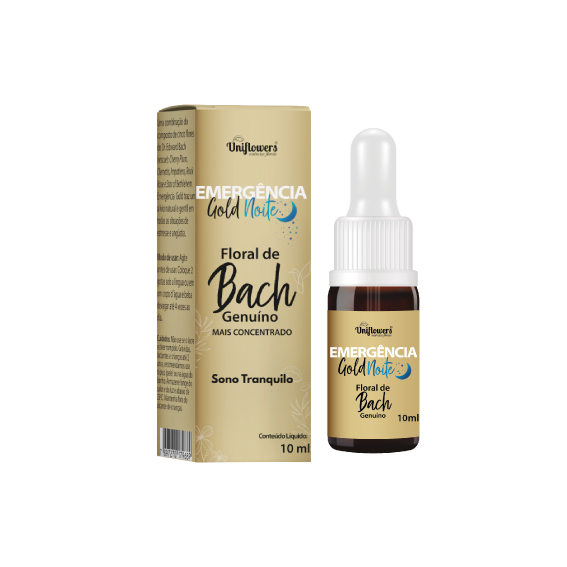 Floral de Bach Emergência Gold Noite 10 ml